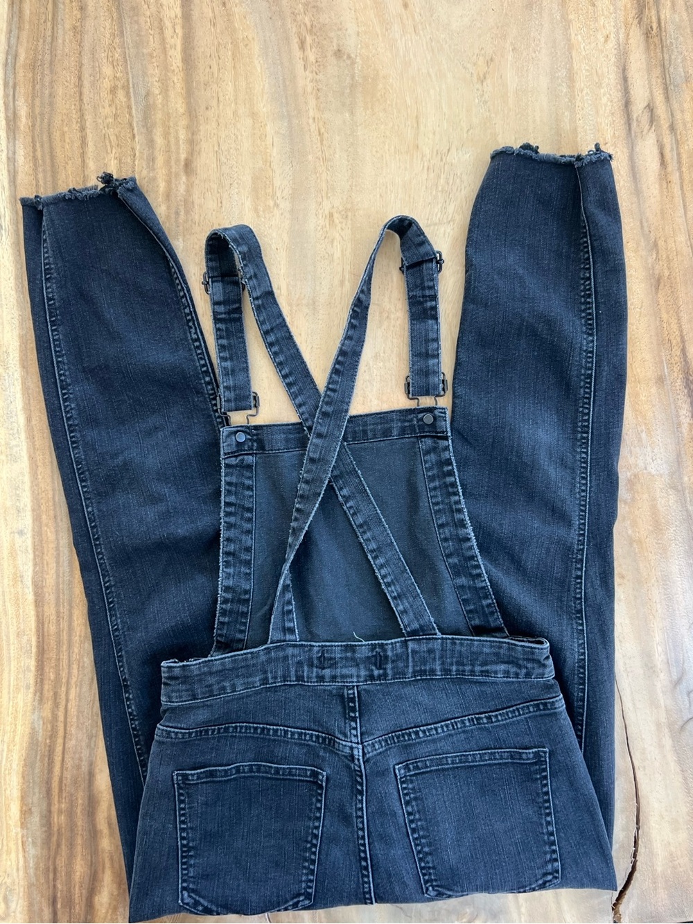 madewell black denim overalls - Picture 2 of 4
